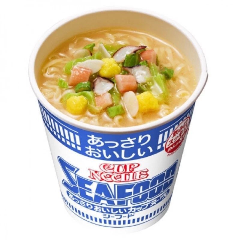 Mì ly Nissin Cup Noodles màu xanh  nhật bản