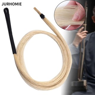 Jurhomie Violin Ngựa Tóc, Nơ Tóc Erhu Không Tẩy Lông, Sửa Chữa Đa Năng Dây Erhu Bền Erhu Mông Cổ Phần Đuôi Cello