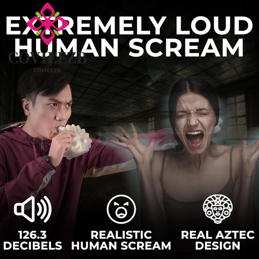 Covieezb Authentic Aztec Whistle, Giải nén Death Whistle Tao Di 's Howling, Cool Intense 125dB Ancie
