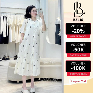 Váy Babydoll, Đầm Bầu Mùa Hè Thiết Kế Hoa Nhí Siêu Xinh Cổ Tàu Hot Trend Thời Trang Cổng Sở 2025 BELIA