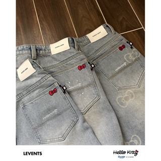 LEVENTS x Hello Kitty l Quần Jean (Baggy,Bow Jorts) màu Blue