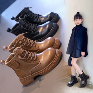 Bốt Chiến Binh Bé Gái ,Bốt Martin Lót Lông Cho Bé Gái 3-12 Tuổi, Giày Bốt Bé Gái, Bốt Cổ Ngắn Cho Trẻ Em Gái Hàng QCCC