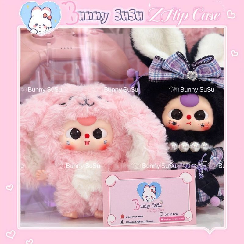 [Chính hãng - Đọc kĩ mô tả] Unseal - Pass Baby Three 400% / Lucky Cat / Thỏ Thị Trấn / Macaron / V3 