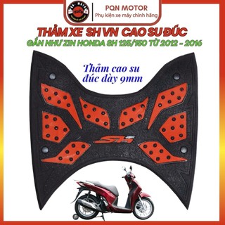 Thảm để chân Sh 2012-2016. Thảm Cao Su Sh 125/150i Dày Đẹp