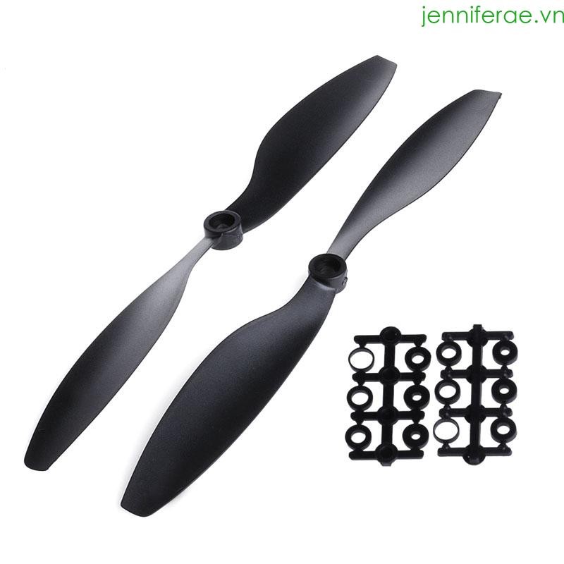 Jenniferae 1 Cặp 1045 10x4 5 CW Cánh Quạt CCW Cho RC Multicopter F450 Quadcopter Đen