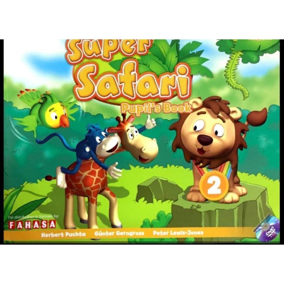 Thẻ Flashcard Super Safari 123 ép plastic (A5) - Flashcard cho bé