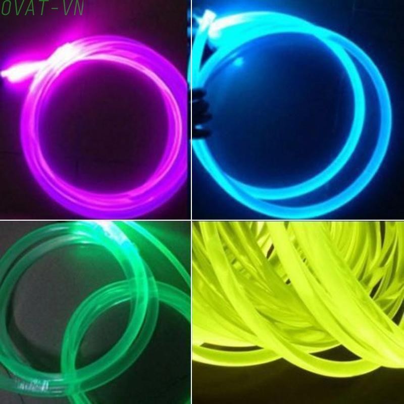 [OVN]1.5mm~ 4mm 1m Car Home LED Lighting Decoration PMMA Side Glow Fiber Optic Cable