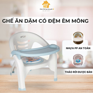Ghế bành ăn trẻ em nhựa VIỆT NHẬT - Đệm ngồi có còi, tập bé ngồi ăn dặm - 1828
