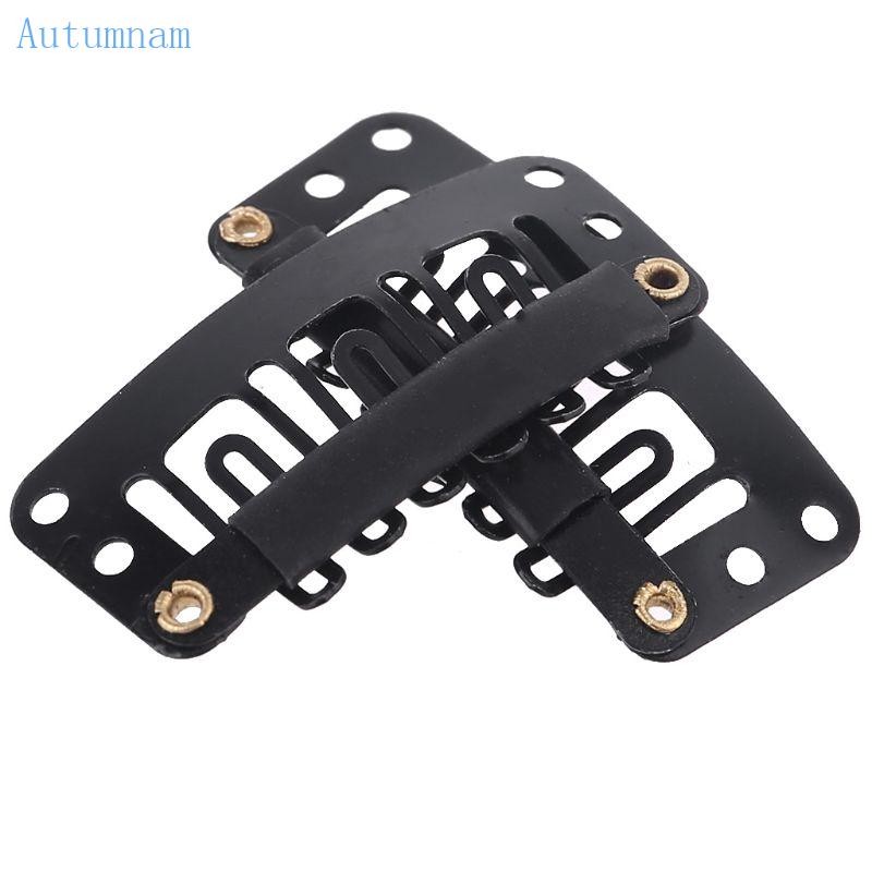 Autu 10 Chiếc 32 Mm Hình Chữ U Kẹp Tóc Kim Loại Cho Phần Mở Rộng Tóc Sợi Ngang Kẹp Tóc Giả