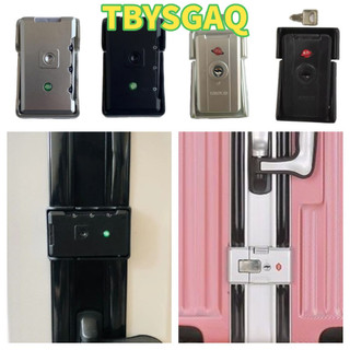 TBYSGAQ Khóa chìa khóa hành lý, Khóa vali bãi bỏ bằng bạc đen, Vật tư sửa chữa bền bỉ Khóa an toàn Bắt khóa du lịch Khóa Paasword