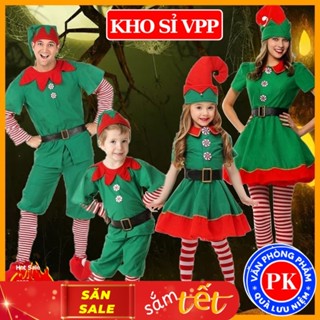  Quần Áo Hóa Trang Yêu Tinh Giáng Sinh Cho Bé Gái Bé Trai Trang Phục Cosplay Ông Già Noel E1449 