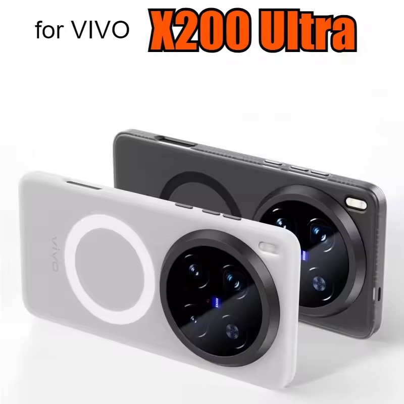Ốp Nam Châm Cho VIVO X200 x100 Ultra X200s x100s pro Vỏ Điện Thoại Mờ Chống Sốc Cho VIVO X200s X200P