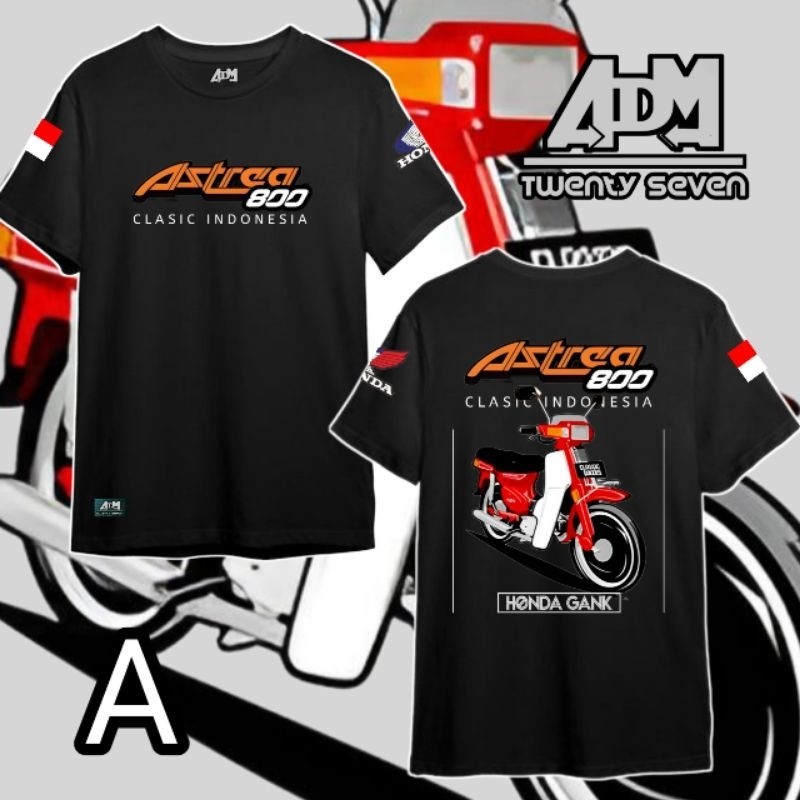 Áo thun Honda Gank Honda Astrea 800 Astrea Grand Áo thun cổ điển