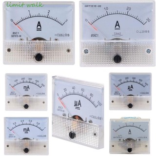 GIỚI HẠN WALK Bảng điều khiển tương tự Ampe kế 100uA / 500uA / 1mA Máy kiểm tra con trỏ Microammeter dòng điện