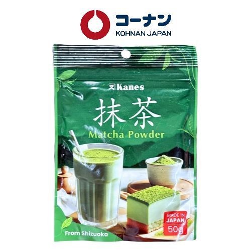 Bột matcha KANES Nhật Bản dùng làm bánh, pha chế, dưỡng da 50g