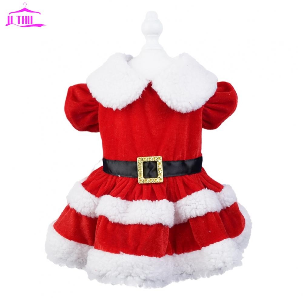 【Clearance】Cute and Comfy Pet Costume in Bright Red Color For Winter Celebrations