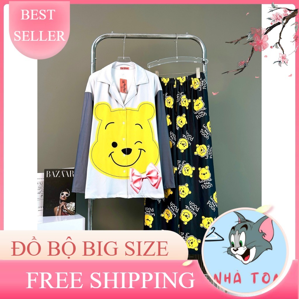 [Mon Mon] Đồ bộ thun lạnh 3D bigsize TD