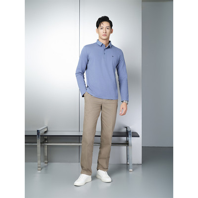 Quần Khaki 1Ply Viettien Smart Casual Vải Cottton Phom Regular VT00000250