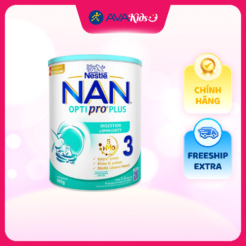 Sữa bột NAN Optipro Plus số 3 800g (1 - 2 tuổi)