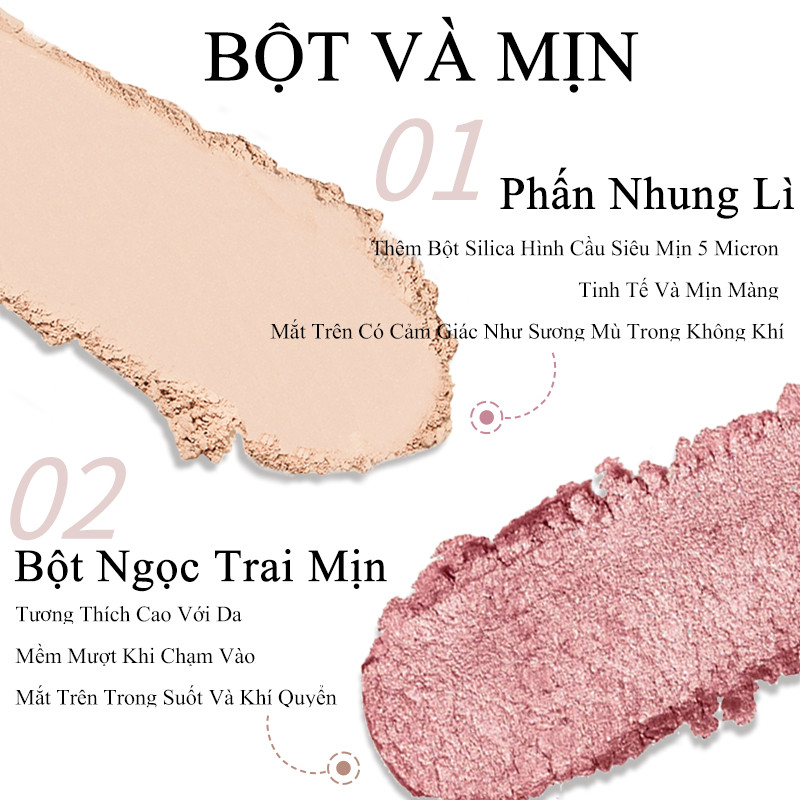 VEECCI Bảng Phấn Mắt 10 Ô Bảng Phấn Mắt Hồng Nhũ Lâu Dài Trang Năng Mịn Dễ Tán MINI 4.2g | BigBuy360 - bigbuy360.vn