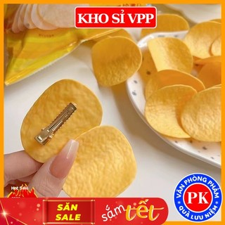  Kẹp tóc hình gói snack khoai tây chiên dễ thương cho bé kẹp tóc mái cho nữ phụ kiện kẹp tóc xinh E1891 