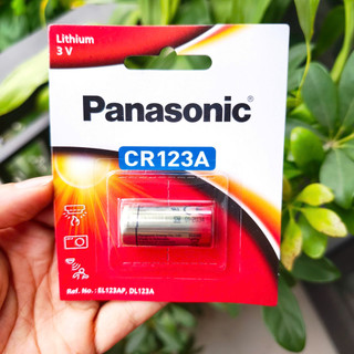 Vỉ 1 viên Pin CR123A 3V Panasonic dùng cho máy đo khoảng cách chơi golf máy ảnh