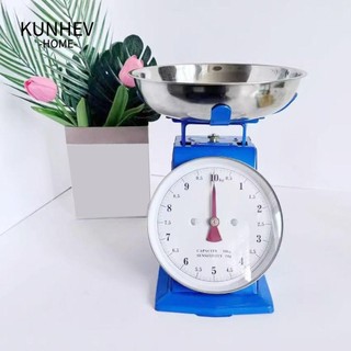 Cân cơ KUNHEV, Cân mặt số 10Kg / 20Kg / 30Kg chính xác, Cân lò xo dày đa chức năng bằng thép Carbon Thương mại