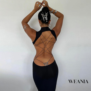 Váy dây hở lưng gợi cảm dành cho nữ WEANIA