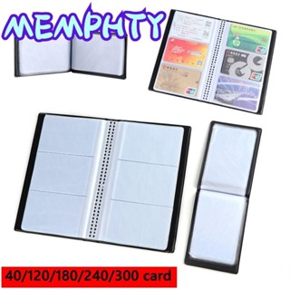MEMPHTY Sổ đựng thẻ bằng da nhân tạo thiết kế sang trọng tiện lợi