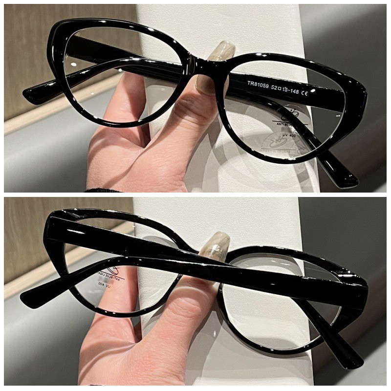 🍥jellycuty🍥Kính Mắt Tam Giác Mèo - Y2K Retro Phong Cách Hàn Quốc Khung Chặn Ánh Sáng Xanh Cho Nữ Và Nam | BigBuy360 - bigbuy360.vn