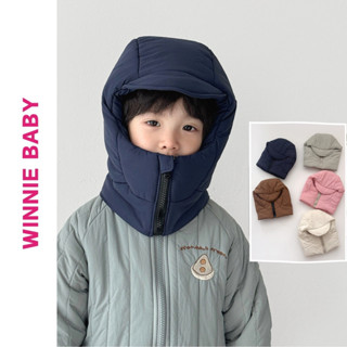 Mũ Phao Trùm Đầu Tích Hợp Khăn Cho Bé, Mũ Giữ Ấm Mùa Đông, Mũ Che Tai Chống Lạnh, Chống Gió, Siêu Ấm, Phù Hợp Cho Trẻ Em