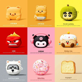  Hộp đựng tai nghe Apple dễ thương hoạt hình cho AirPods Pro2 hộp bảo vệ tai nghe Bluetooth cho AirPods 4 3 2 1 