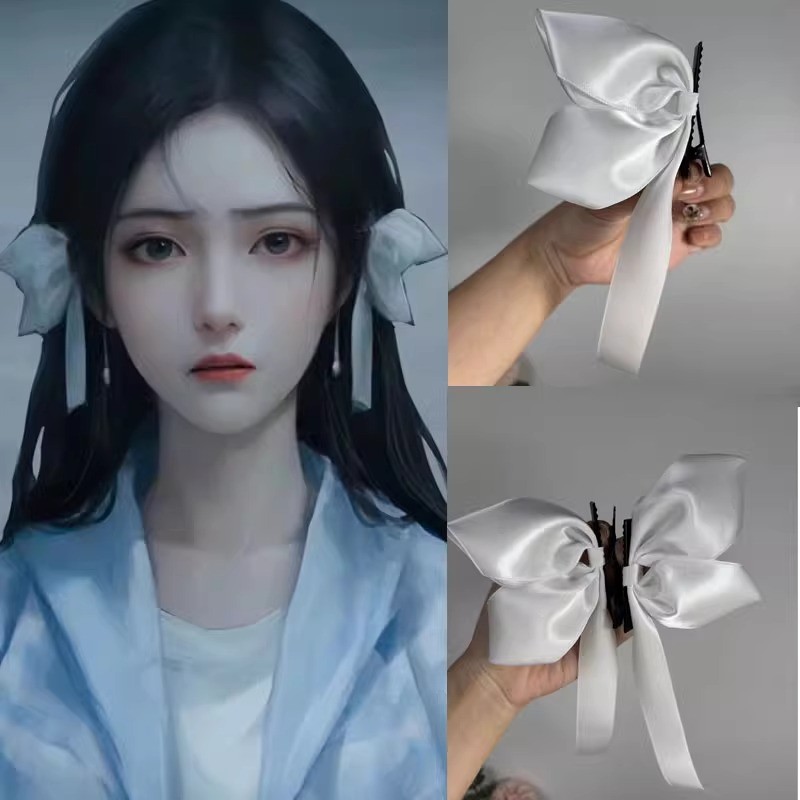 2 Cái / lốc 3D Nơ Kẹp Tóc Kẹp Bên Nổ Kẹp Dành Cho Nữ