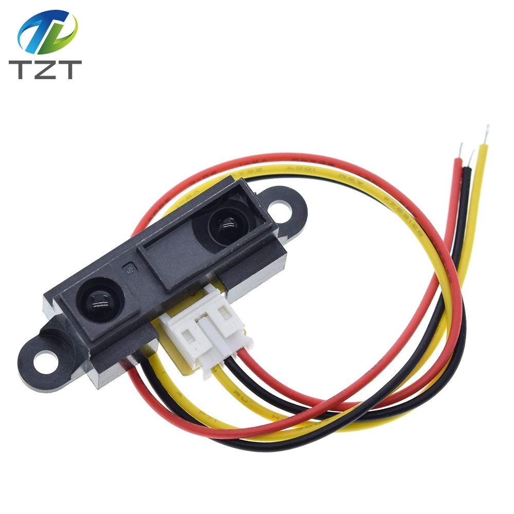 GP2Y0A21YK0F 100% MỚI 2Y0A21 10-80cm Cảm biến khoảng cách hồng ngoại BAO GỒM DÂY