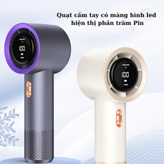 ( Loại 1)  Quạt cầm tay mini gấp gọn 5 cấp độ, sạc pin tiện dụng, nhỏ gọn, dễ mang đi