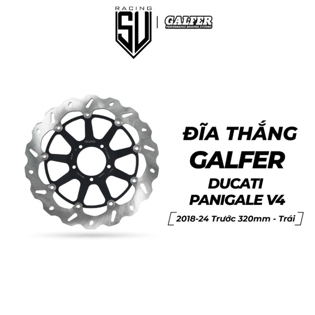 Đĩa trước Galfer Ducati PANIGALE V4 - Bên trái