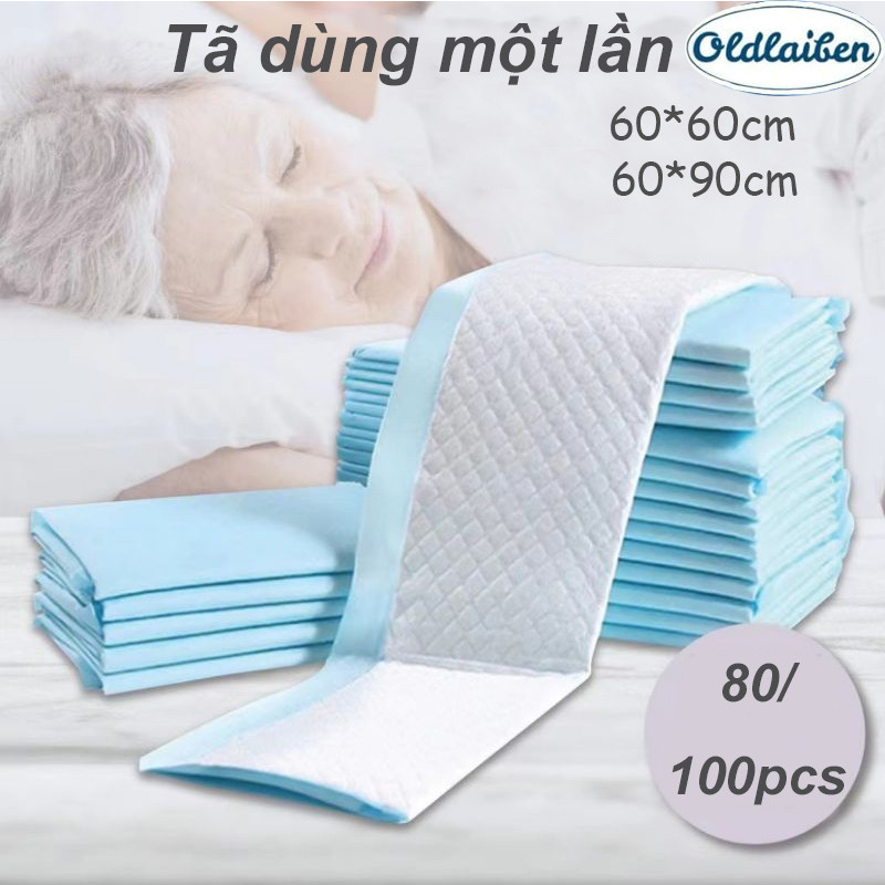 【Oldlaiben】100pcs Tã Dán Người Già，Bỉm Sau Sinh Cho Mẹ，Bỉm Dán Cho Mẹ Sau Sinh，miếng lót chăm sóc người lớn
