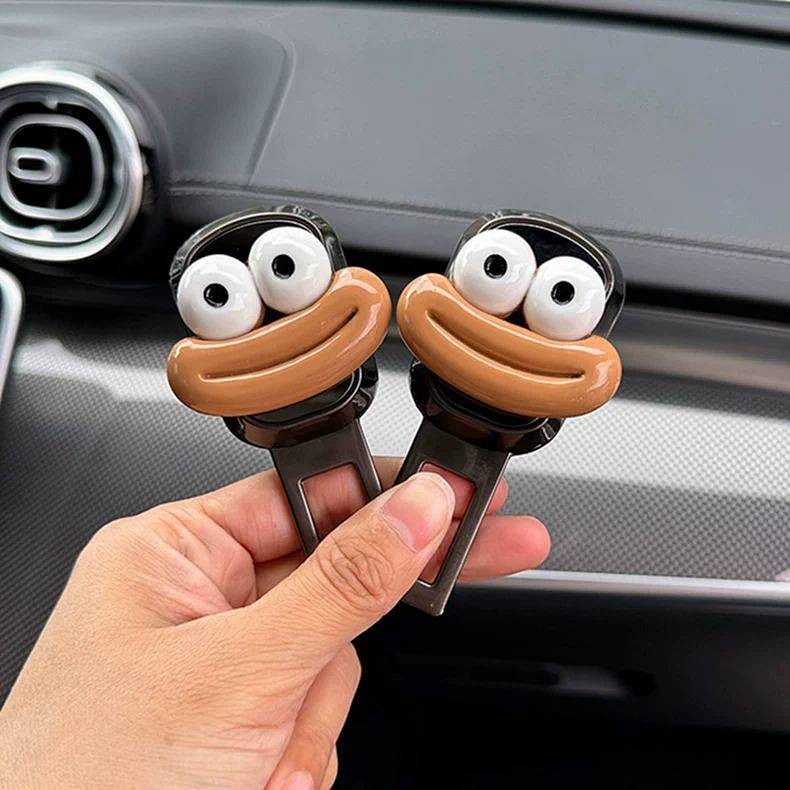 Car Safety Plug with Buckle Plug Car Seat Back Safety Safety Belt Extension Holder Anti-Strangulatio