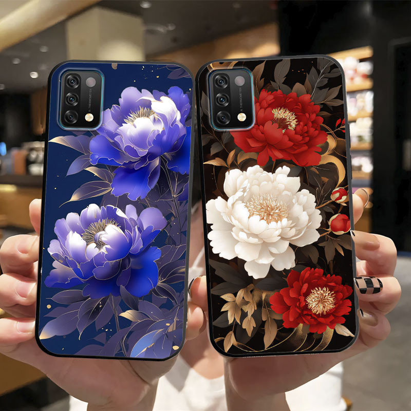 Dành Cho Umidigi A11 Pro Max / A11 / A11S Ốp Lưng Đá Cẩm Thạch Hoa Mèo Dễ Thương Vỏ Silicon Mềm Chốn