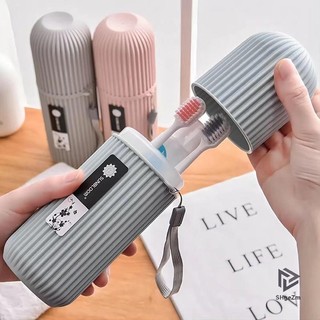 [Shgezm] Hộp đựng bàn chải đánh răng di động ngoài trời Bảo vệ hộp đựng đồ cắm trại du lịch [MỚI]