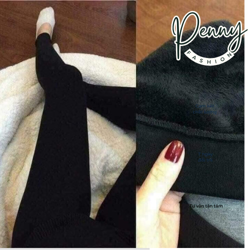 Quần Legging Nữ Lót Lông Vải Loại 1 Dày Mặc Siêu Ấm, Quần Legging Nỉ Lông, Legging Nỉ Lông Ấm Cho Nữ
