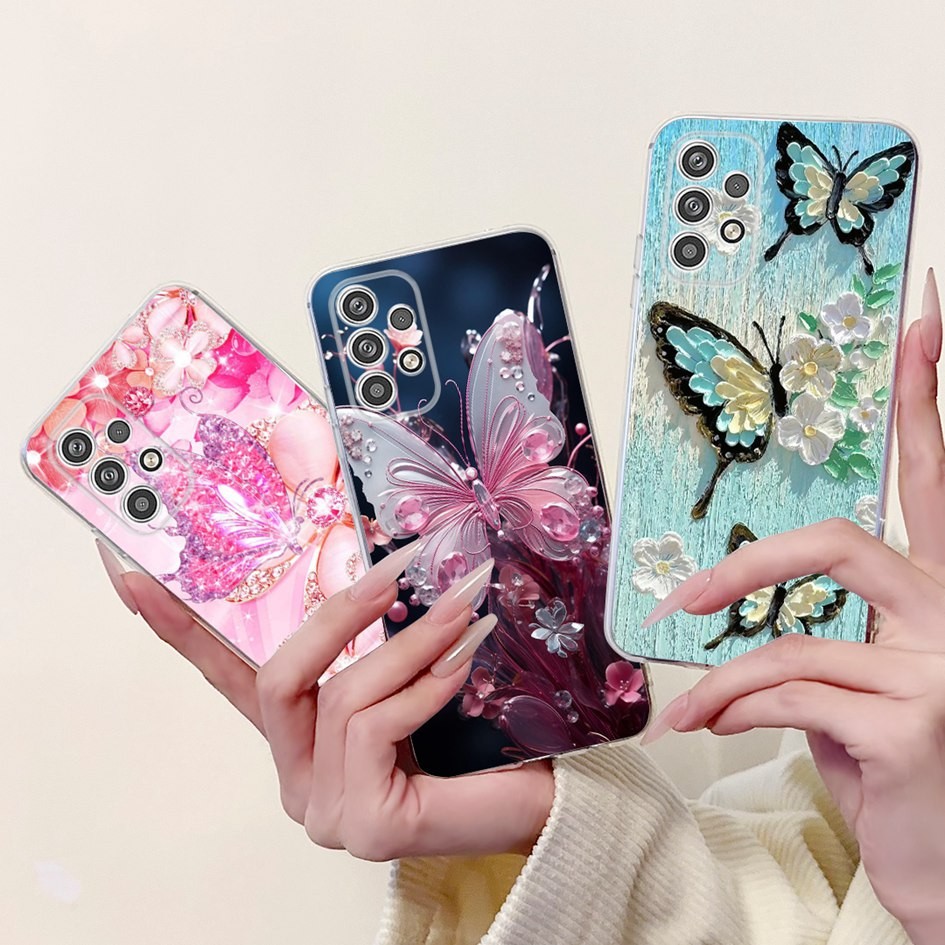 Dành Cho Samsung Galaxy Galaxy A33 A53 5G Ốp Lưng A336B A536B Ốp Lưng Điện Thoại Silicon Mềm Thời Tr