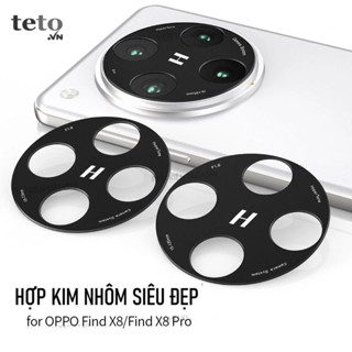 Miếng Kim Loại Bảo Vệ Camera OPPO Find X8/ Find X8 Pro HỢP KIM NHÔM chống trầy xước nứt vỡ, bảo vệ cụm camera