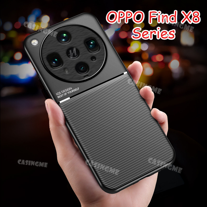 Dành Cho OPPO Find X8 Ultra 5G 2025 Ốp Điện Thoại Họa Tiết Da Từ Tính Cho OPPO Find X8 Ultra Find x8