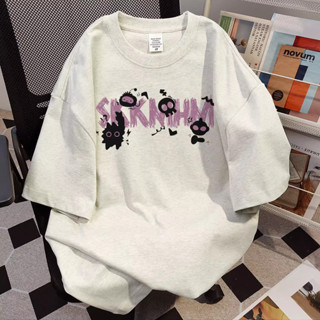 áo thun nữ form rộng mùa hè cổ tròn vintage fashion dễ thương áo phông SALMO