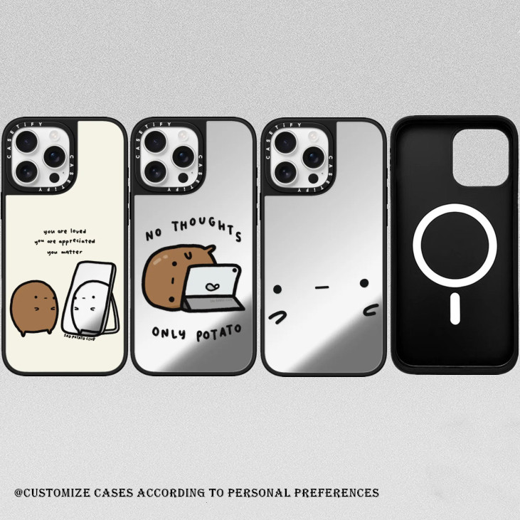 CASETY Sad Potato Club Ốp lưng Từ Tính Cho iPhone 17 Air 17Pro 16 15 14 13 12 Plus Pro Max Ốp Lưng G
