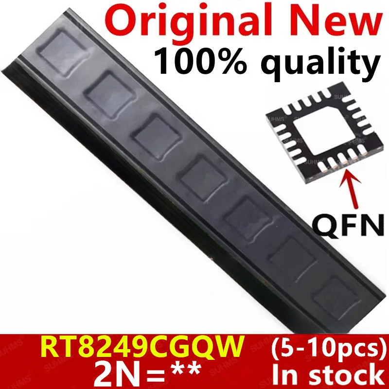 (5-10 miếng) 100% nguyên bản RT8249CGQW RT8249C 2N = 2A 2N = 2J 2N = Chip QFN-20