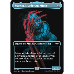 Magic the Gathering - Duskmourn: House of Horror - Marvin, Murderous Mimic (Borderless)