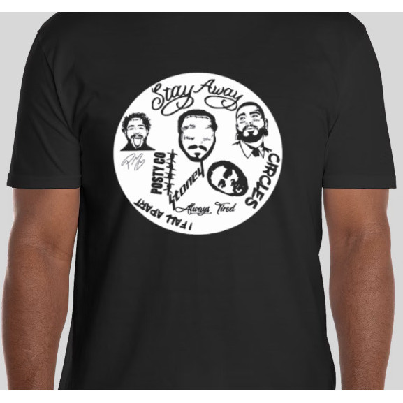 Áo thun Post Malone Posty Collage