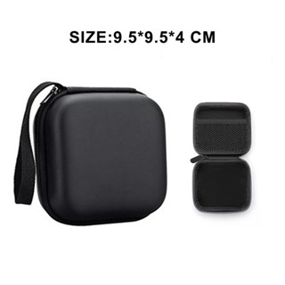 Chất Lượng Cao Mới Mini Vuông EVA Ốp Lưng Tai Nghe Bluetooth Tai Nghe Cáp Bảo Quản Túi Nóng